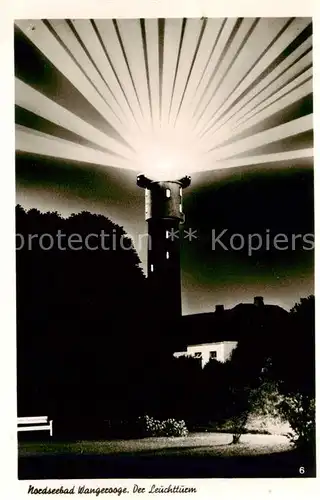 AK / Ansichtskarte Wangerooge_Wangeroog_Nordseebad Der Leuchtturm 