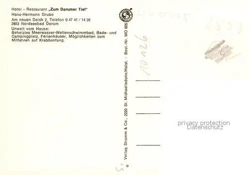 AK / Ansichtskarte Dorumer_Tief Campingplatz Badespass Fischerhafen Hotel Restaurant Zum Dorumer Tief Dorumer Tief