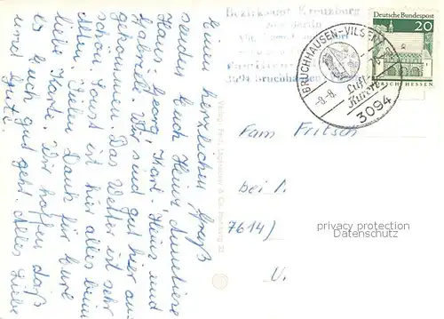 AK / Ansichtskarte Bruchhausen Vilsen Heiligenberg Ringwall Buergerpark Kneippanlage Muehlenteich Bruchhausen Vilsen