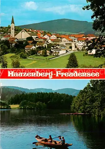 AK / Ansichtskarte Hauzenberg_Niederbayern Panorama Freudenseepartie Hauzenberg Niederbayern