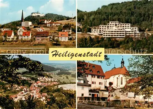 AK / Ansichtskarte Heiligenstadt_Oberfranken Schloss Hotel Panorama Kirche Heiligenstadt_Oberfranken