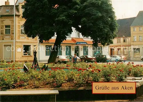 AK / Ansichtskarte Aken_Elbe Marktplatz Aken_Elbe