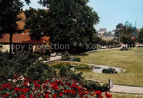 AK / Ansichtskarte Seesen_Harz Park an der Burg Sahusa Seesen Harz