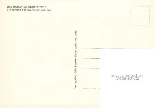 AK / Ansichtskarte Duderstadt St Cyriakuskirche Stadtor Fachwerkhaeuser Duderstadt