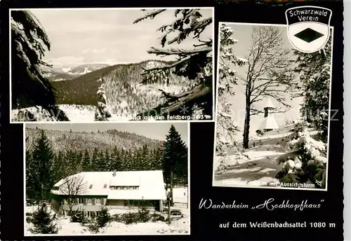 AK / Ansichtskarte  Todtmoos Feldbergblick Wanderheim Hochkopfhaus Aussichtsturm Todtmoos