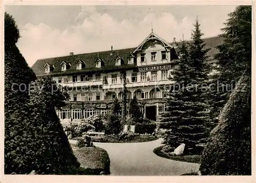 AK / Ansichtskarte  Goslar Hotel Hahnenkleer Hof Goslar