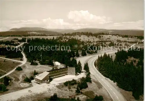 AK / Ansichtskarte  Baiersbronn_Schwarzwald Berggasthof Schliffkopf Fliegeraufnahme Baiersbronn Schwarzwald