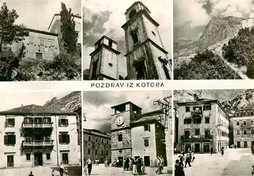 AK / Ansichtskarte 73839636 Kotor_Montenegro Pozdrav iz Kotora  Kotor Montenegro