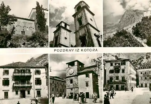 AK / Ansichtskarte  Kotor_Montenegro Pozdrav iz Kotora  Kotor Montenegro