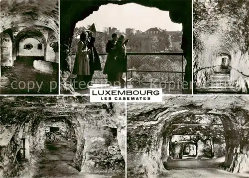 AK / Ansichtskarte 73839639 Luxembourg__Luxemburg Les Casemates Vue partielle 