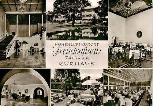 AK / Ansichtskarte  Freudenstadt Kurhaus Treppenaufgang Gastraeume Terrasse Freudenstadt