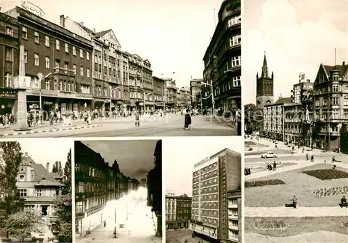 AK / Ansichtskarte  Bytom_Beuthen_Oberschlesien_PL Plac Tadeusza Kosciuszki Urzad Stanu Cywilnego Ulica 1 Maja Fragment miasta Plac Poli Mariejowskiej 