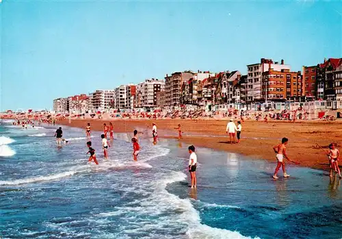 AK / Ansichtskarte  Koksijde_Belgie Strand en zeedijk 