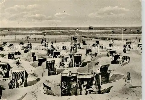 AK / Ansichtskarte  Wangerooge_Wangeroog_Nordseebad Strandleben 