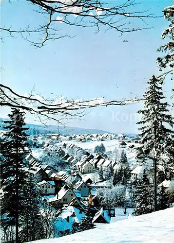 AK / Ansichtskarte 73839688 Altenau_Harz Winterpanorama Altenau Harz