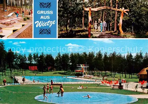 AK / Ansichtskarte  Wietze_Celle Sport und Freizeitpark Schwimmbad Minigolf Wietze_Celle