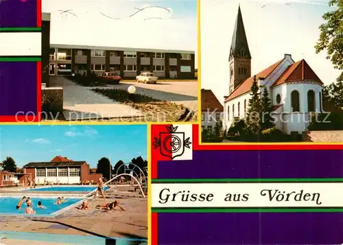 AK / Ansichtskarte  Elmstein Altenwohnheim Pfarrkirche St Paulus Freibad Elmstein