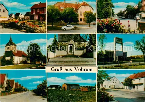 AK / Ansichtskarte 73839710 Voehrum Orts und Teilansichten Kirche Voehrum