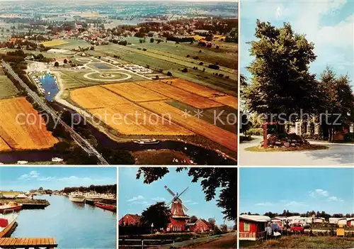 AK / Ansichtskarte  Timmel Fliegeraufnahme Erholungsgebiet Boekzeteler Meer Muehle Campingplatz Timmel