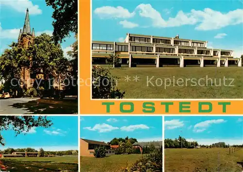 AK / Ansichtskarte  Tostedt Kirche Halle Panorama Tostedt