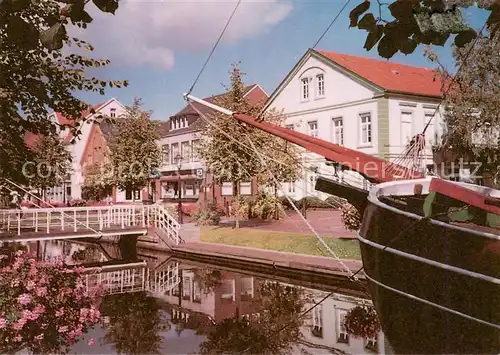 AK / Ansichtskarte  Papenburg_Ems Am Hauptkanal Papenburg Ems