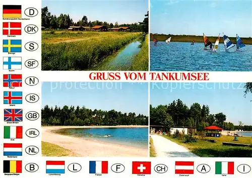 AK / Ansichtskarte  Isenbuettel Panorama Tankumsee Strandpartien Isenbuettel