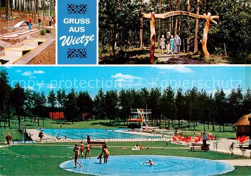 AK / Ansichtskarte  Wietze_Celle Sport und Freizeitpark Minigolfanlage Freibad Wietze_Celle