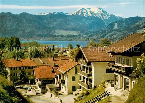 AK / Ansichtskarte Gmund_Tegernsee Panorama Blick zum Hirschberg Gmund Tegernsee