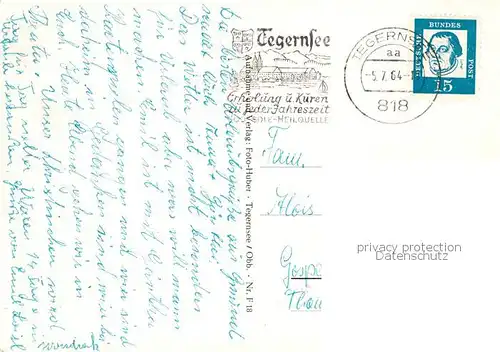 AK / Ansichtskarte Gmund_Tegernsee Ortsansichten mit Kirche Tegernseer Berge Gmund Tegernsee