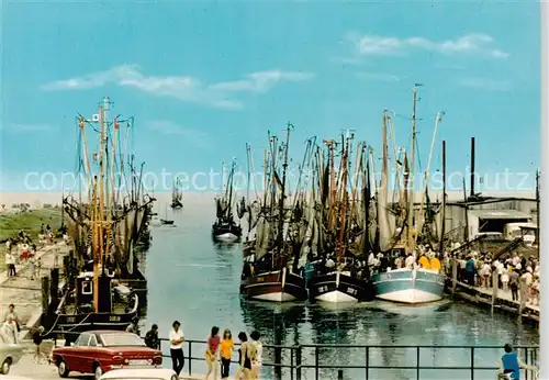 AK / Ansichtskarte Dorumer_Tief Fischerhafen Fischkutter Dorumer Tief
