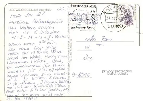 AK / Ansichtskarte Walsrode_Lueneburger_Heide Teilansichten Wasserspiele Alte Scheune Heidelandschaft Papagei Walsrode_Lueneburger_Heide