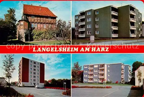 AK / Ansichtskarte Langelsheim Wohn und Hochhaeuser  Langelsheim