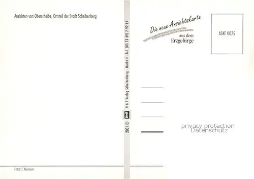 AK / Ansichtskarte Scheibenberg OT Oberscheibe Panorama Privatbrauerei Fiedler Mundloch Neue Hoffnung Gottes Scheibenberg