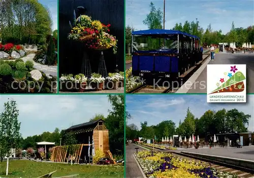 AK / Ansichtskarte Oelsnitz_Erzgebirge Landesgartenschau Bahn Teilansichten Oelsnitz Erzgebirge