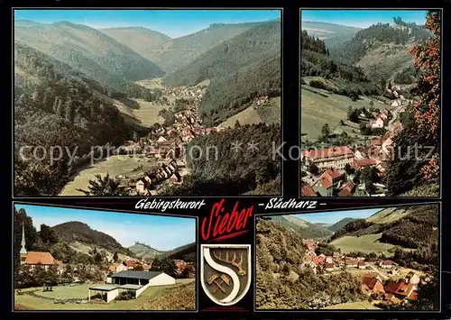 AK / Ansichtskarte Sieber_Herzberg_am_Harz Panorama Teilansichten 