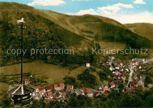 AK / Ansichtskarte Zorge Blick vom Pferdchen auf Mittelzone Zorge