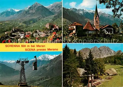 AK / Ansichtskarte 73840030 Schenna_Meran_Trentino_IT St Georgen Seilbahn zum Taser Ifinger Huette 