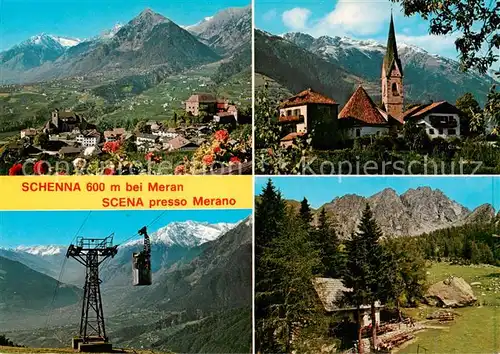 AK / Ansichtskarte  Schenna_Meran_Trentino_IT St Georgen Seilbahn zum Taser Ifinger Huette 
