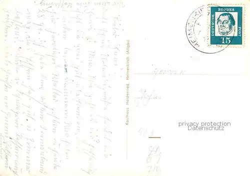 AK / Ansichtskarte  Heimenkirch Panorama Kinder und Jugendgenesungsheim Gasthof Sonne Heimenkirch