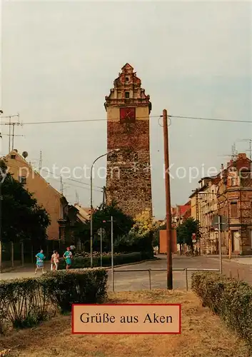 AK / Ansichtskarte  Aken_Elbe Koethener Turm Aken_Elbe