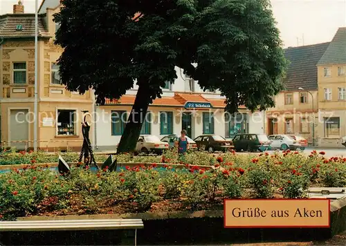 AK / Ansichtskarte  Aken_Elbe Marktplatz Aken_Elbe