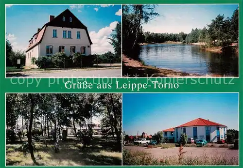 AK / Ansichtskarte  Leippe-Torno Schule Tornoer Teich Am Anger Leippe Torno Center Leippe-Torno