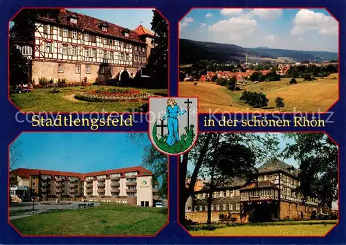 AK / Ansichtskarte 73840133 Stadtlengsfeld Panorama Burg Klinik Stadtlengsfeld