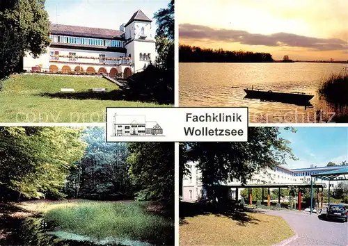 AK / Ansichtskarte 73840143 Wolletz_Angermuende Fachklinik Wolletzsee Soll im Goerlsdorfer Forst Klinikneubau 