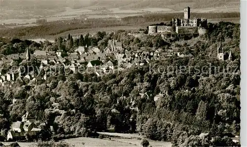 AK / Ansichtskarte  Koenigstein__Taunus Fliegeraufnahme mit Schloss 