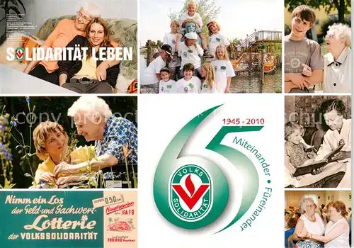AK / Ansichtskarte Schmalkalden 65 Jahr Volkssolidaritaet Teilansichten Schmalkalden