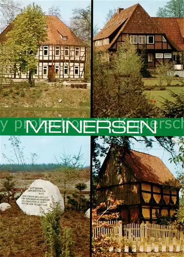 AK / Ansichtskarte Meinersen Rathaus Erholungsheim AWO Gedenkstein der Waldbrandkatastrophe Speicher Boeckelse Meinersen