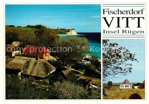 AK / Ansichtskarte Vitt_Ruegen Fischerdorf am Kap Arkona Vitt_Ruegen