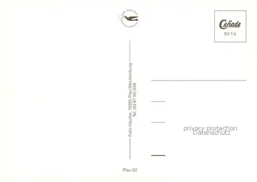 AK / Ansichtskarte Plau_See Altstadt mit Elde Plau_See