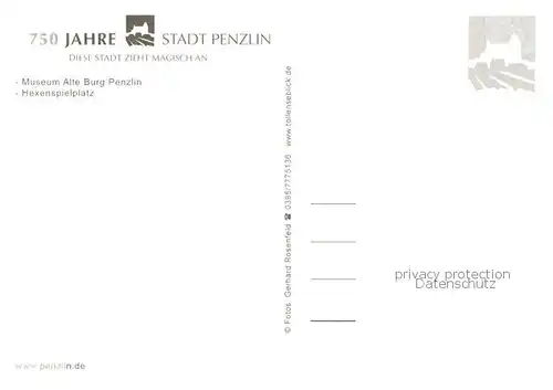 AK / Ansichtskarte Penzlin_Waren Museum Alte Burg Penzlin Hexenspielplatz Penzlin Waren